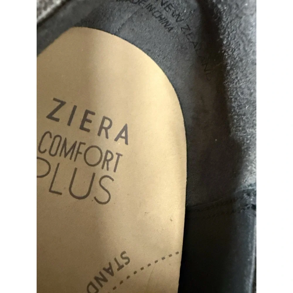 Ziera VALLEY Womens Mary‎ Jane Comfort Plus Heels Patent Leather Bronze 39.5FF